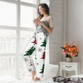 thumbnail image 6 of Picia Buffalo Plaid Christmas Trees Womens Soft Woven Cotton Elastic Waistband Sleep Pajama Pant Lounge Sleep Pant With Pockets And Drawstring-Medium, 6 of 9