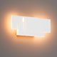 thumbnail image 1 of Aplique de pared LED blanco moderno, iluminación de sala de estar contemporánea, lámparas de pared con marco rectangular, aplique de pared de aluminio de silicona y metal de calidad para comedores,, 1 of 5