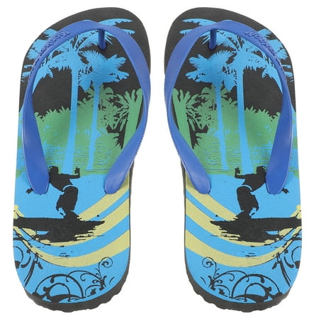 

1 Pair of Comfortable Flip-Flops Summer Slippers Creative Hawaii Style Beach Flip-flops