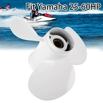 11 1/8x13-G Aluminum Boat Marine Propeller For Yamaha 25-60HP Outboard Engine
