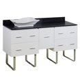 thumbnail image 1 of Imaginations américaines 60 po. W Vanity Blanc, 1 of 1