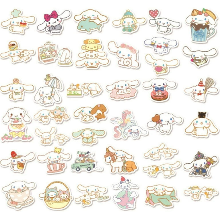 40pcs Cute Kawaii Cinnamoroll Sanrio Stickers Pack