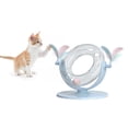 thumbnail image 3 of Rotating Track Kitten Toy, Prevent Slip Base Feather Track Cat Toy 360 Degree  for Indoor Green,Blue,White, 3 of 8