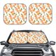 thumbnail image 2 of Balery Peaches Parasol para parabrisas de coche de 2 piezas | Parasol plegable para parabrisas delantero de coche para la mayoría de sedanes-Medium, 2 of 6