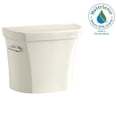 thumbnail image 5 of Kohler Wellworth Class Five Watersense High-Efficiency Toilet Tank With Left-Hand Trip Lever, Biscuit, 1.28 Gpf, 5 of 5