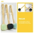 thumbnail image 5 of Silicone Back Scrubber Long Handle Bath Brush Silicone Body Scrubber Handheld Bathing Brush, 5 of 5