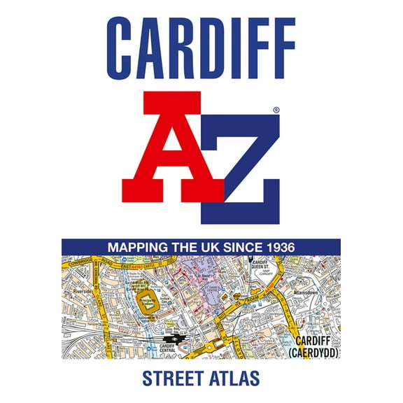 Cardiff A-Z Street Atlas, (Paperback)