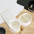 thumbnail image 3 of destyer Multifonctions Bureau Table Bureau Tasse Titulaire Pince Clip Blanc, 3 of 9