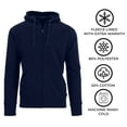 thumbnail image 4 of GBH 3-Pack Men's Fleece-Lined Regular Fit Zip Hoodie Sweatshirt (M-2XL), 4 of 5