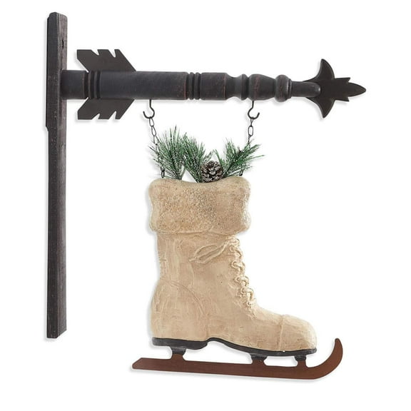 K&K Interiors White Arrow Decorative Hanging Sign – Replacement Wall Décor