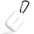 thumbnail image 2 of Beyond Cell Silicone White Soft Case Cover W/ Keychain Clip Designed for Airpods Pro Charging Shock-Absorbing Case Protection, 2 of 4