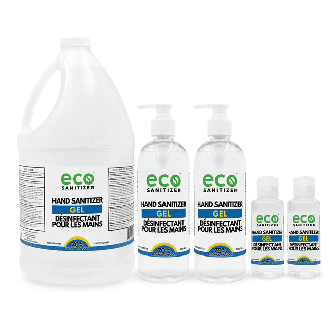 Gel Désinfectant pour les Mains 70 % Alcool Éthylique - Assortiment