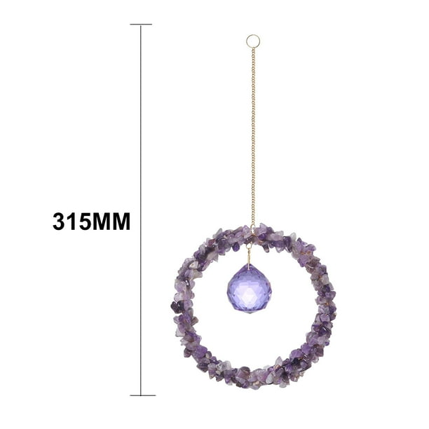 Adornos De Cristal Adornos de cristal para colgar en la pared ventana de árbol adornos de prisma suministros de regalo para fiestas Sywqhk Libre de BPA