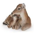thumbnail image 3 of Hi-Line Gift Ltd. Cuddling Mother And Baby Deer Garden Statue, 3 of 3