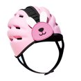 thumbnail image 3 of Casco para bebé ajustable, transpirable, suave, anticolisión, casco de seguridad para niños pequeños, protector de cabeza para gatear y caminar, color rosa, 3 of 14