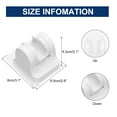 thumbnail image 2 of Soporte de ducha Uxcell con adhesivo y ajustable, montaje en pared (blanco), 2 of 5