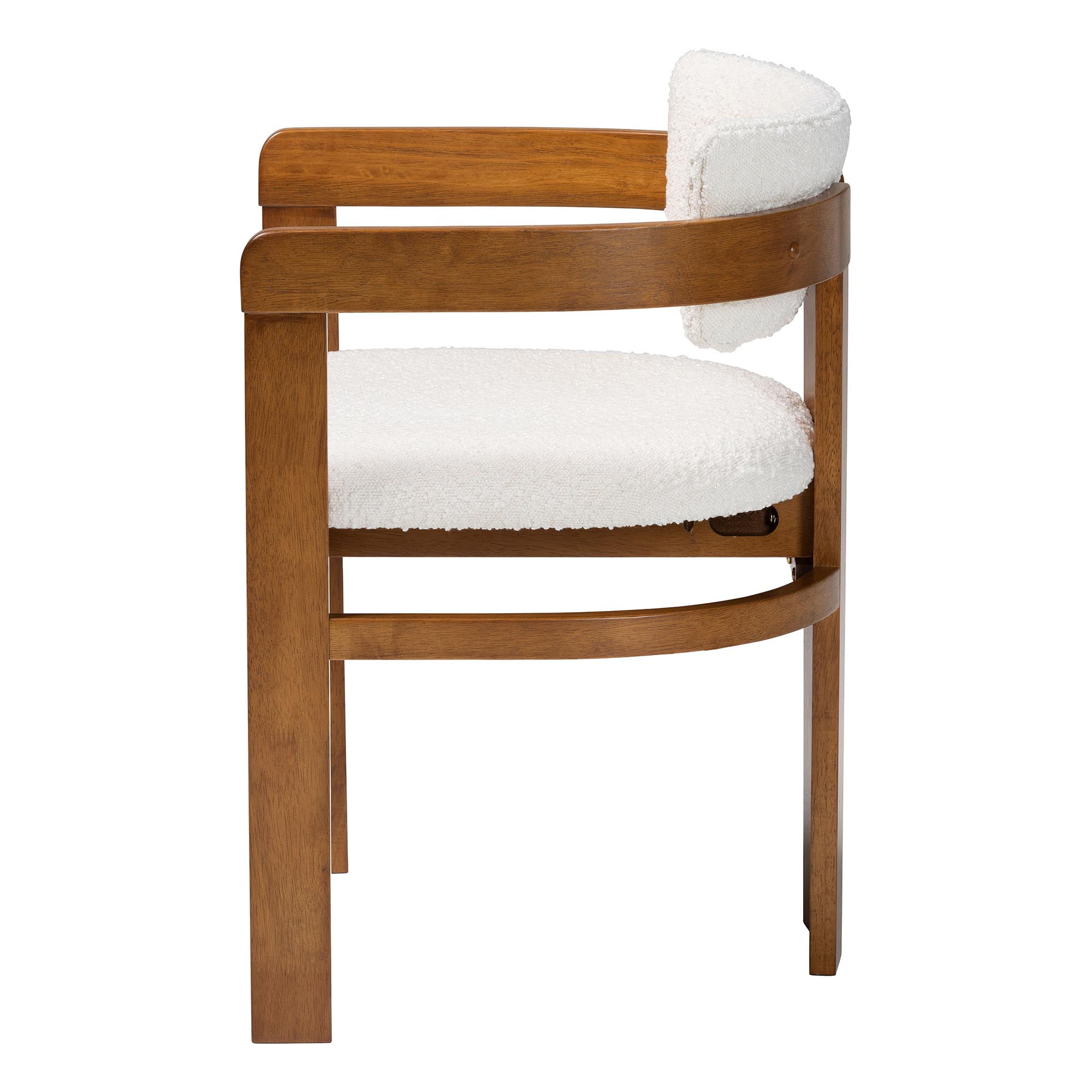 Baxton Studio Carice Modern Dining Chair, Cream