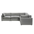 thumbnail image 4 of Kaelynn Linen Modular L-Sectional, Grey, 4 of 8