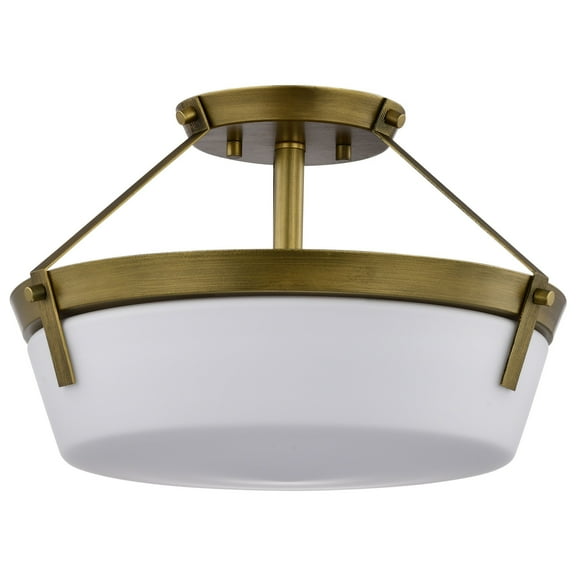 Nuvo Lighting - Rowen - 3 Light Semi-Flush Mount In Traditional Style-9.63