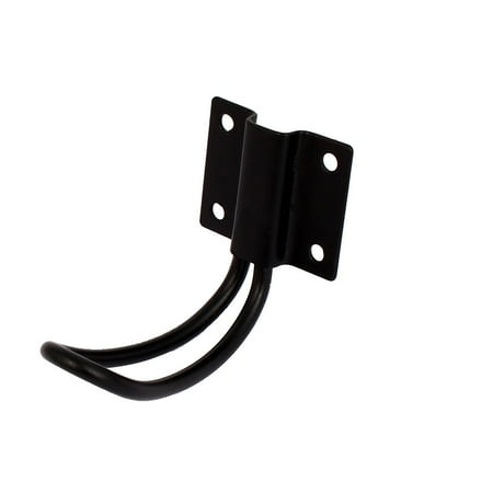 Black Metal Hanging - Bedroom Bathroom Clothes Hanging Wall Mounted Metal Single Hanger Hook Black