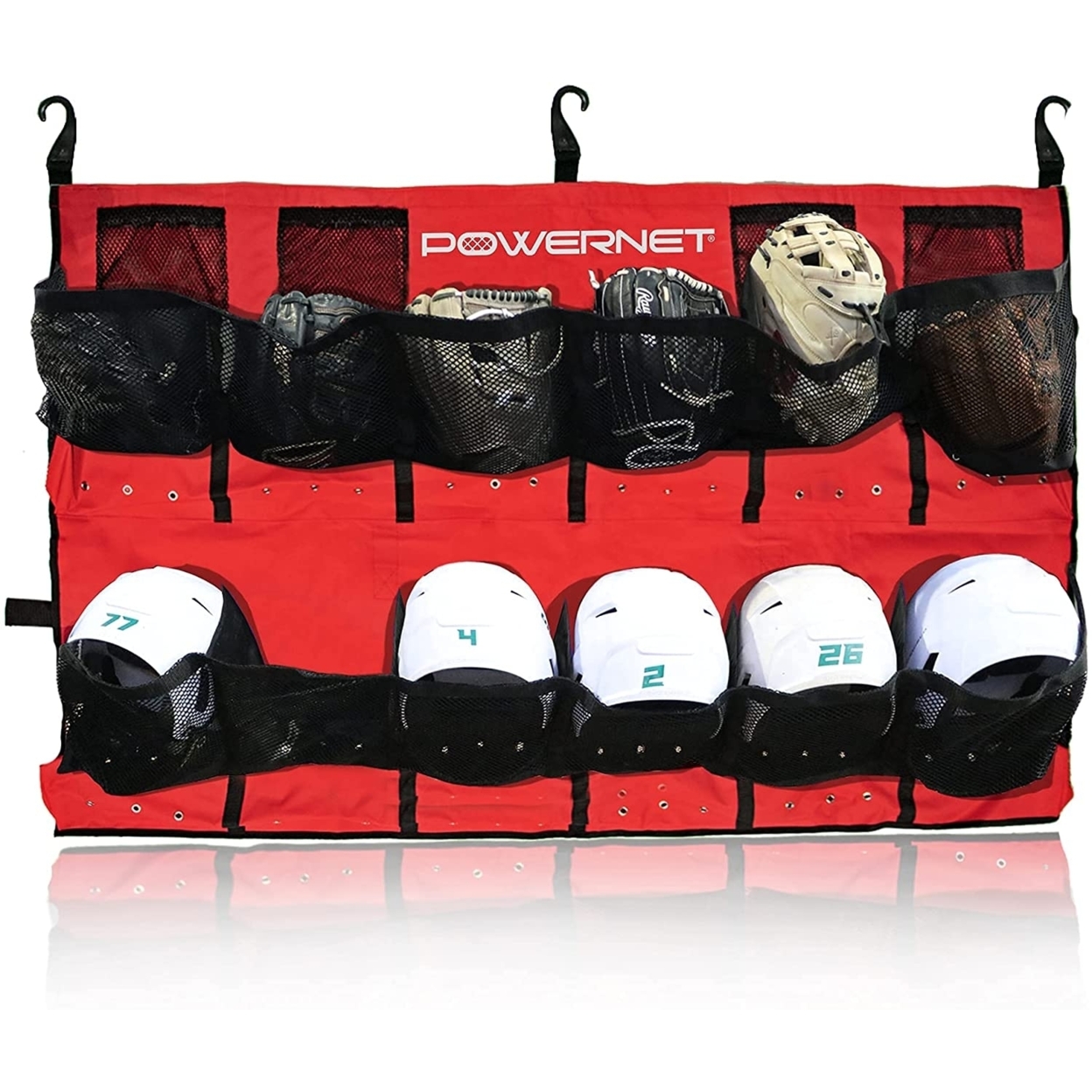 PowerPro Hanging Helmet Organizer Bag with RollUp Portability