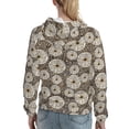 thumbnail image 7 of Sikiie Dandelion Flower Women's Casual Hoodies Long Sleeve Lightweight Pullover Tops Loose Sweatshirt-Small, 7 of 7