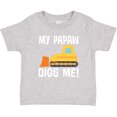 thumbnail image 3 of Inktastic Papaw Loves Me Grandson Truck Boys Baby T-Shirt, 3 of 5