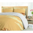 thumbnail image 5 of Ambesonne Tropical Duvet Cover Set, Retro Seaside Palm Trees, 2-Calking, Mustard Redbrown, 5 of 7