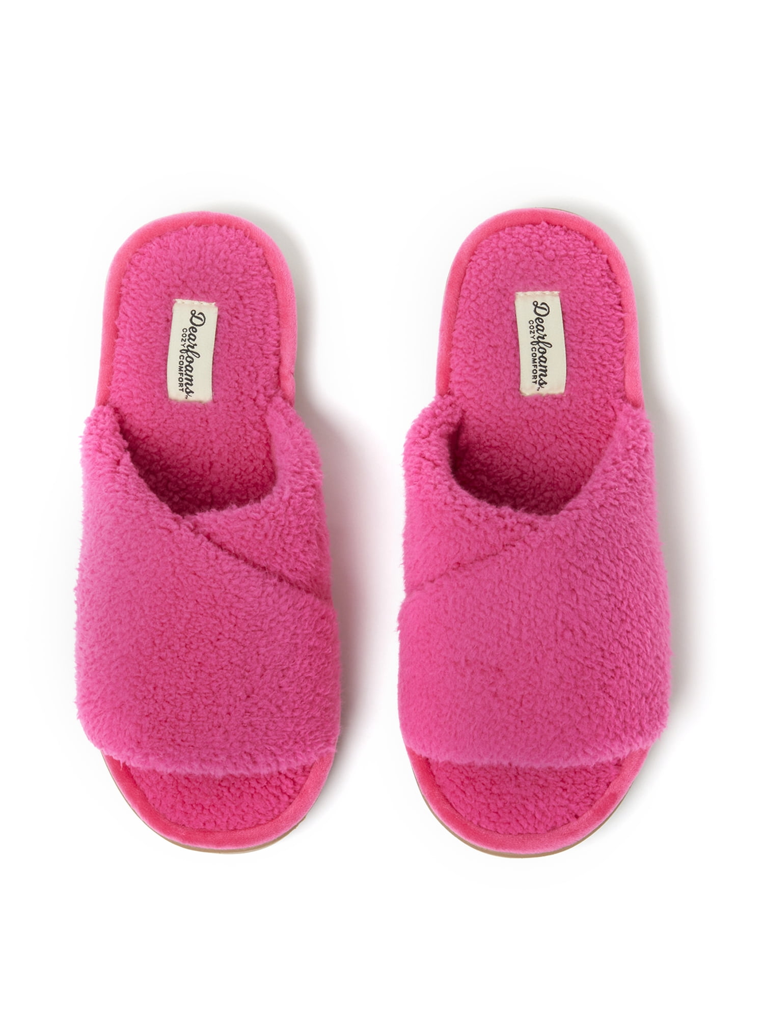 Dearfoams Cozy Comfort Women's Terry Slide Slippers