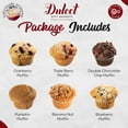 thumbnail image 5 of Dulcet Gift Baskets Baskets Fresh-Baked Jumbo Muffins, 6 Flavors Blueberry, Triple Berry, Banana Nut, 5 of 7
