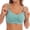 Deep Green, variant on Women'S Front Buckle Breastfeeding Maternity Wireless Supportive Postpartum Bra Root Color XXL
