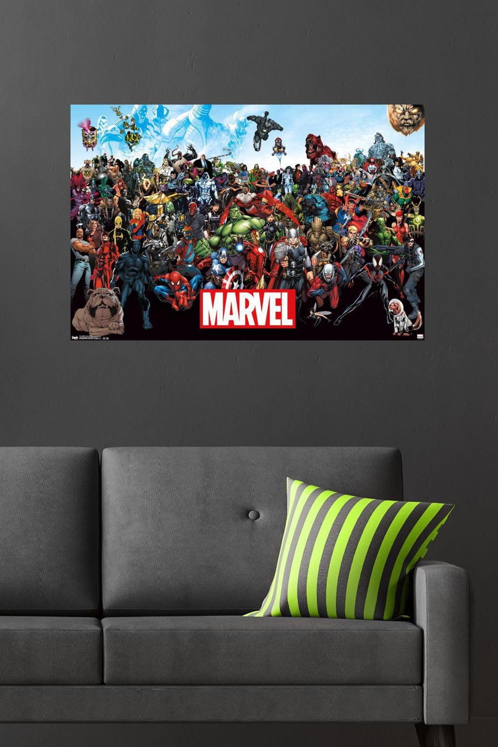 Marvel Comics The Marvel Lineup Wall Poster, 22.375" x 34"