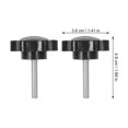 thumbnail image 3 of 20pcs T Track Bolt M6x30 Handle Clamping Knob Star Knob Thread Accessory, 3 of 9