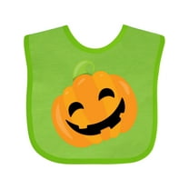 Inktastic Halloween Pumpkin Boys or Girls Baby Bib