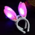 thumbnail image 3 of 5PCS Party Hairband Lovely Rabbit Ear Light up Hair Hoop Costume Hairband, 3 of 8