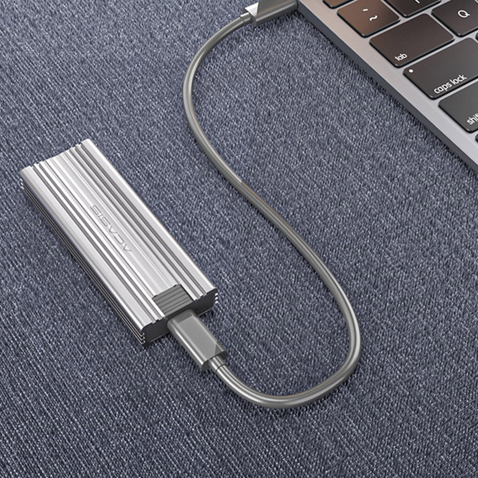 Zeiwohndc for M.2 USB C NVMe PCIe Adapter Hard Drive Enclosure for 2242/2260/2280 M2 NVMe
