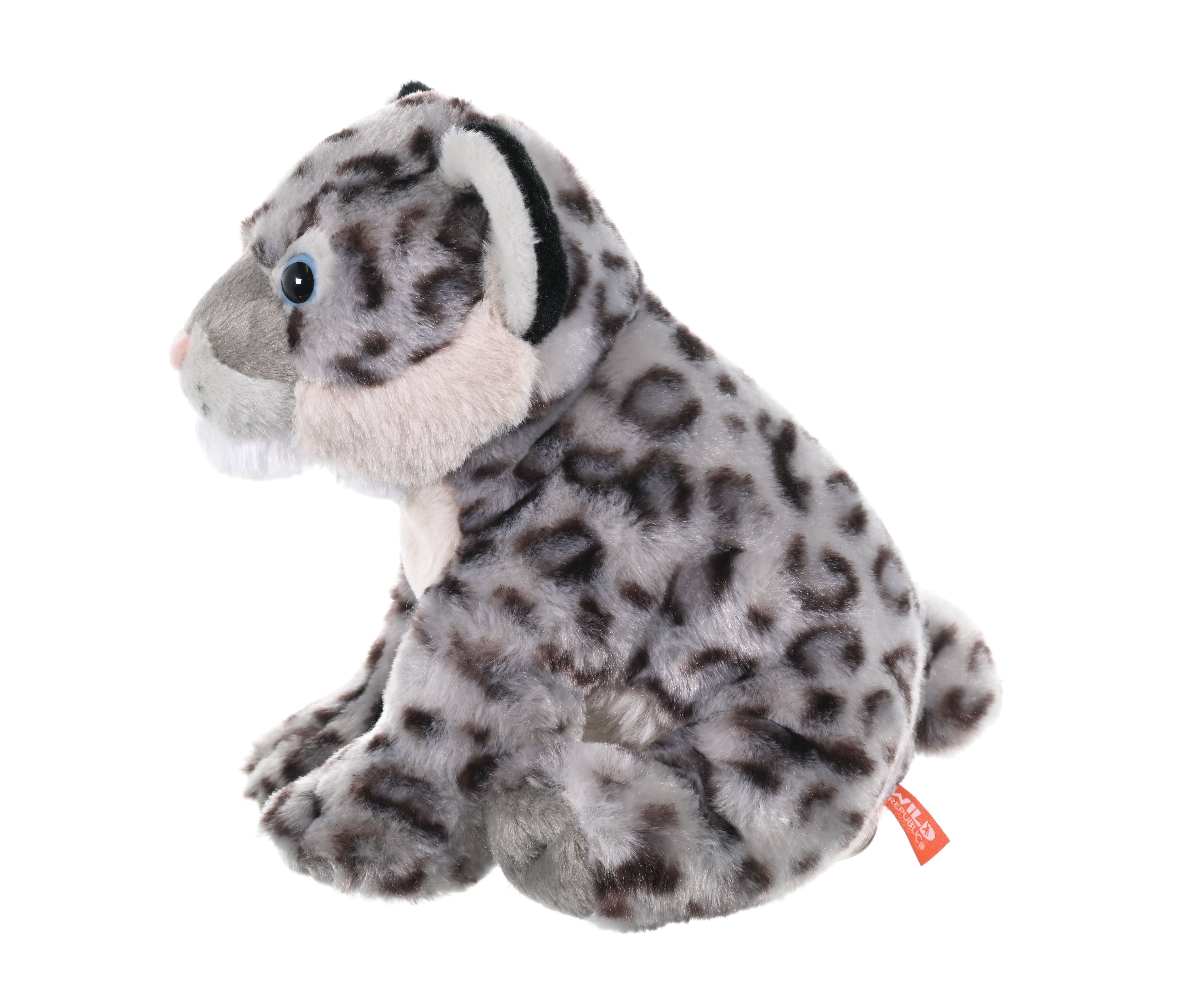 Wild Republic Snow Leopard, Cuddlekins, Stuffed Animal, 12 Inches, Gift for Kids, Plush Toy, Fill is Spun Recycled Water Bottles