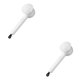 thumbnail image 1 of Bearachild ABS TPR Cepillo de limpieza de vegetales 2 en 1 Cepillos colgantes elegantes con mango Accesorios para depurador de frutas, zanahorias y papas Blanco 2piezas Bearachild CBP316778, 1 of 6