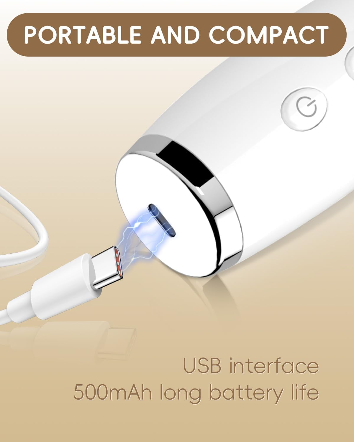 Facial Pore Blackhead Remover Vacuum - Face Cleaner and Blackhead Extractor with 3 Adjustable Suction Levels, 5Replaceable Tips - Pore Vacuum Kit for Women&Men (White)