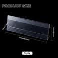 thumbnail image 4 of 12PCS Acrylic Name Plates for Desks with Protective Film 1.37x8.5x3inch L Shape Clear Desk Sign Holder for Office School Wedding and Birthday Party, 4 of 9