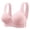 Z02*Rose Gold, variant on Gymayou Soft Cotton Wire-Free Bra for Middle-Aged Elderly Women Seamless Full Coverage Wireless Everyday Brassiere with Adjustable Straps Beige L