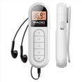 thumbnail image 2 of Mini Radio FM de Bolsillo 300MAh Radio PortáTil Recargable 76-108MHZ con Pantalla LCD Retroiluminada Auriculares con Cable de 3,5 Mm, 2 of 5