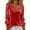 Red, variant on Ladies Tops And Blouses Sequin Long Sleeve Glitter Sparkly Velvet for Evening Fashion Clothing