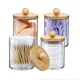 thumbnail image 2 of Organizador de almacenamiento, bote, tarros de boticario con tapa para discos de algodón, acrílico, cosméticos, dulces, bocadillos, caja de almacenamiento de escritorio, 2 of 6