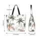 thumbnail image 5 of Balery Vintage Palm Trees Bolsa Tote Estilo Estético con Cremalleras, Bolsa de Hombro, Bolsa de Compras Grande y Plegable, 5 of 8