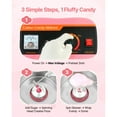 thumbnail image 3 of KFFKFF Commercial Cotton Candy Machine, 1000W Electric Floss Maker with 15-Inch Stainless Steel Bowl, Includes Sugar Scoop, Ideal for Hard Candy, Home Use, Kids' Birthdays, and Family Gatherings, 3 of 9
