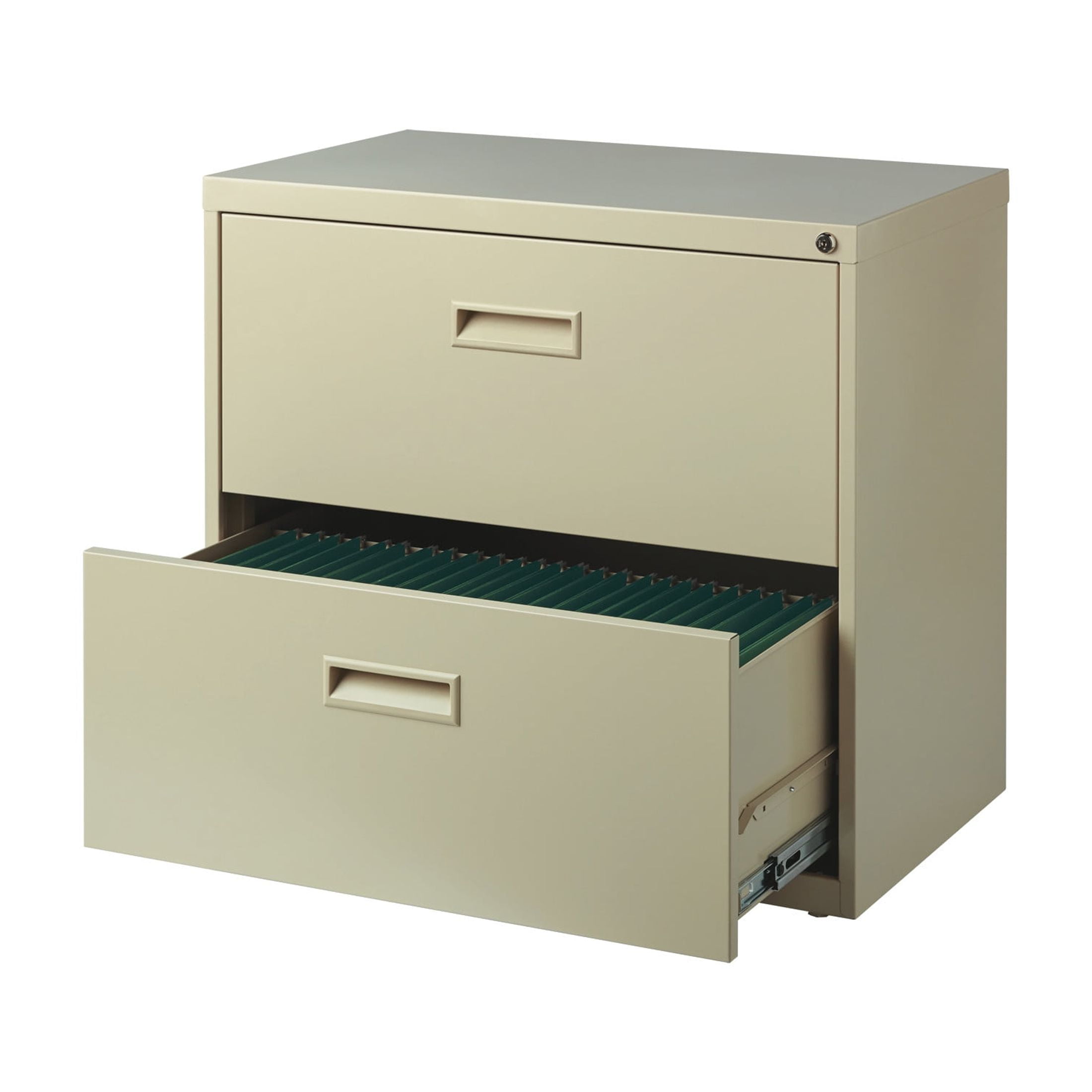 Hirsh 30 inch Wide 2 Drawer Lateral File Cabinet for Home or Office, Putty