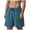 Green, variant on Ymyiu Big Mens Shorts Men's Casual Classic-Fit Shorts Elastic Waist Daily Wear Baech Summer Shorts Size 2XL(Dark Gray, 2XL)