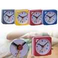 thumbnail image 2 of Ultra Small, Battery Travel Alarm Clock with Snooze, Silent with No Ticking Analog Quartz, 2 of 4