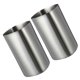 thumbnail image 3 of Shatterproof Metal Cups Stainless Steel Drinking Glasses For Home Use Outdoor Activities Restaurants 2Pcs Silver, 3 of 5